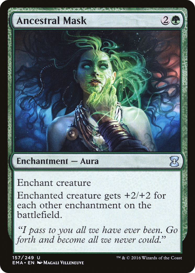 Image of Ancestral Mask (EMA-157) - Eternal Masters Foil