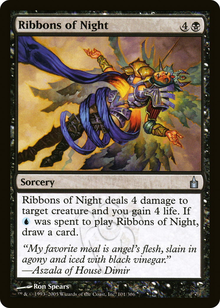 Image of Ribbons of Night (RAV-101) - Ravnica: City of Guilds Foil
