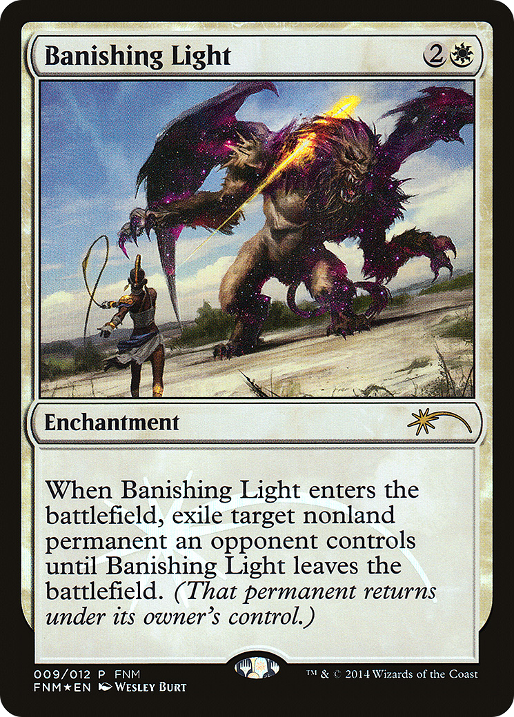 Image of Banishing Light (FNM-009) - Friday Night Magic 2014 Foil