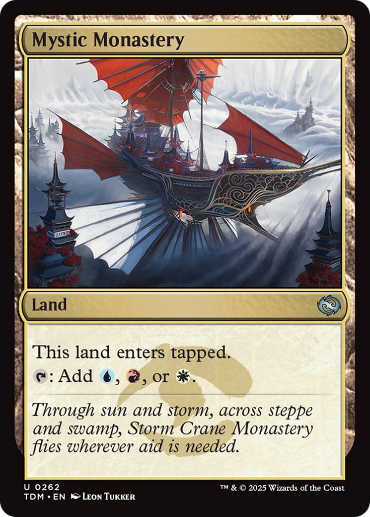 Image of Mystic Monastery (TDM-262) - Tarkir: Dragonstorm Foil
