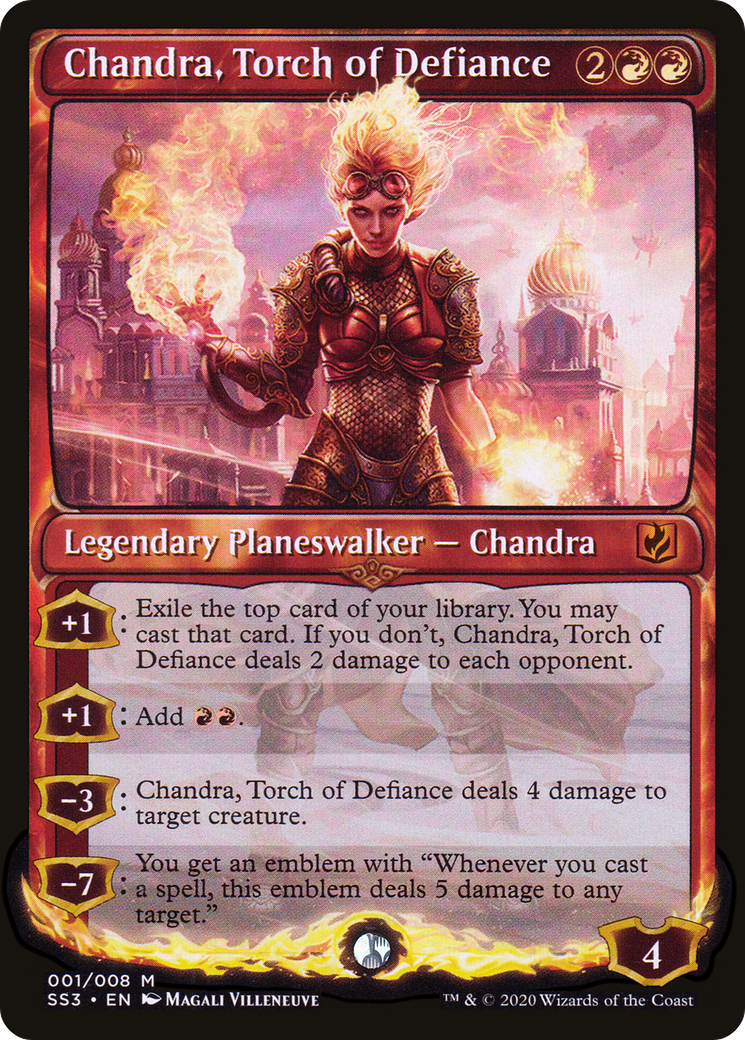 Image of Chandra, Torch of Defiance (SS3-001) - Signature Spellbook: Chandra