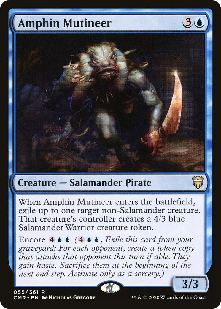 Image of Amphin Mutineer (CMR-055) - Commander Legends