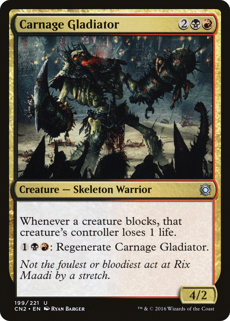 Image of Carnage Gladiator (CN2-199) - Conspiracy: Take the Crown Foil