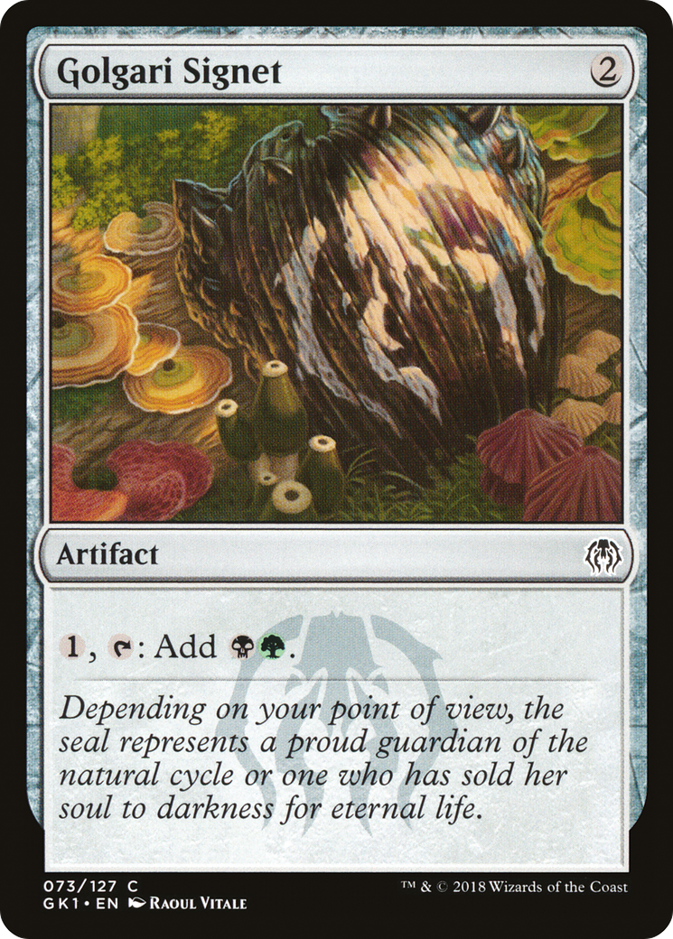 Image of Golgari Signet (GR1-073) - GRN Guild Kit