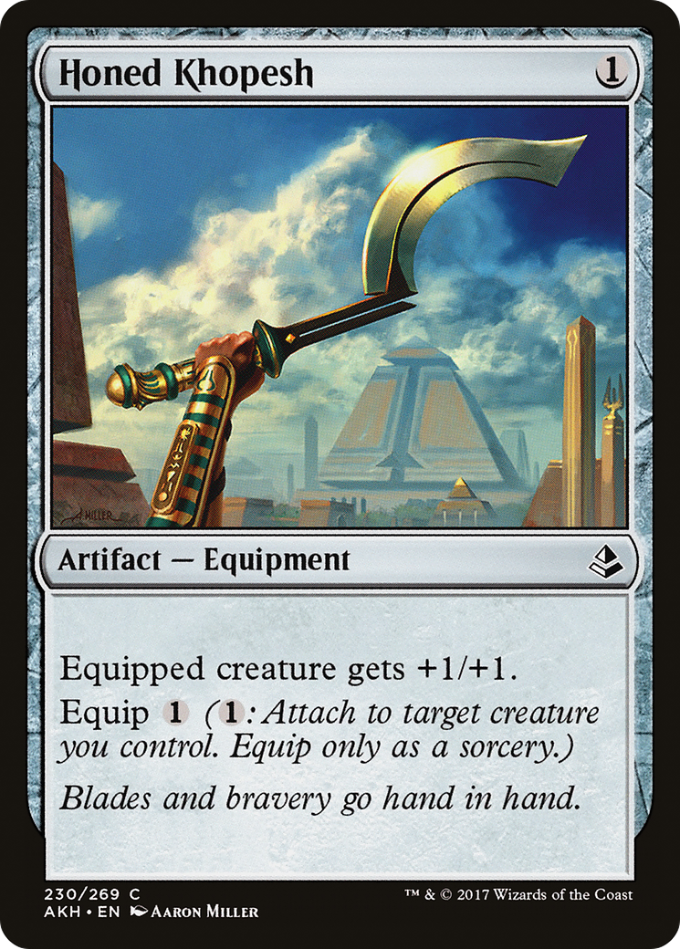 Image of Honed Khopesh (AKH-230) - Amonkhet Foil