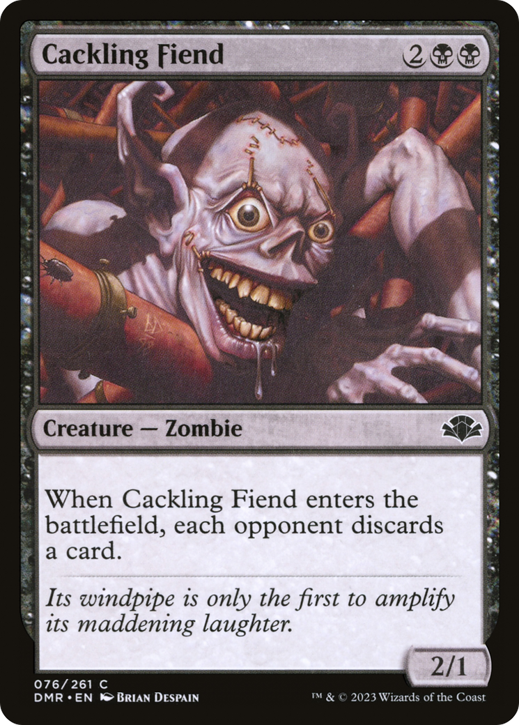Image of Cackling Fiend (DMR-076) - Dominaria Remastered