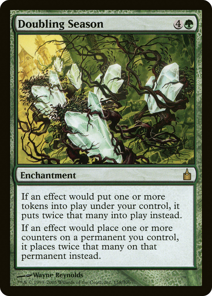 Image of Doubling Season (RAV-158) - Ravnica: City of Guilds Foil
