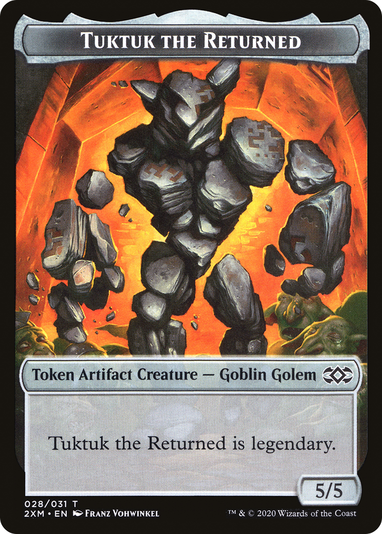 Image of Tuktuk the Returned (T2XM-028) - Double Masters Tokens