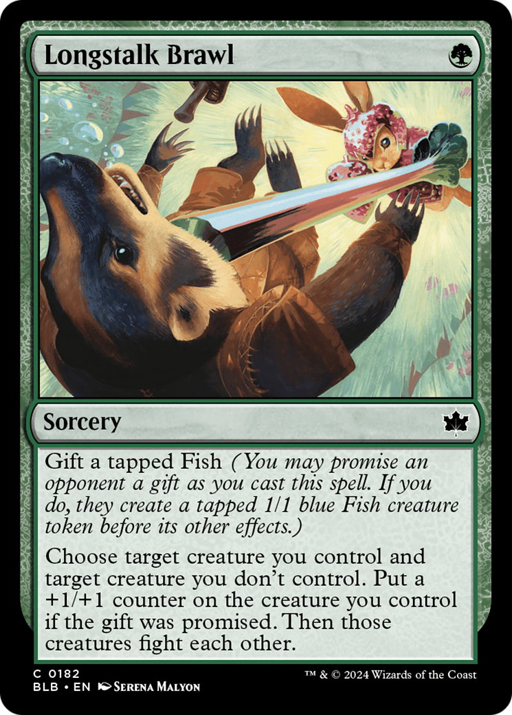 Image of Longstalk Brawl (BLB-182) - Bloomburrow