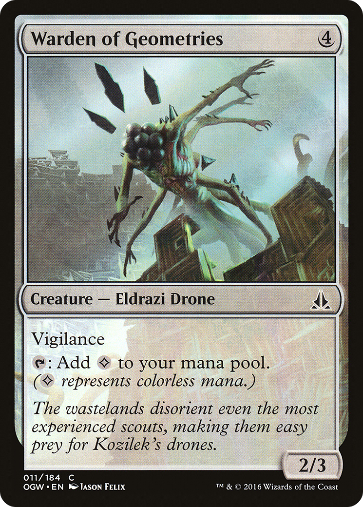 Image of Warden of Geometries (OGW-011) - Oath of the Gatewatch Foil