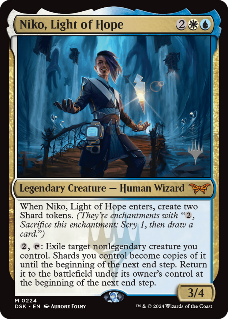 Image of Niko, Light of Hope (PPDSK-224) - Duskmourn: House of Horror Promos Foil