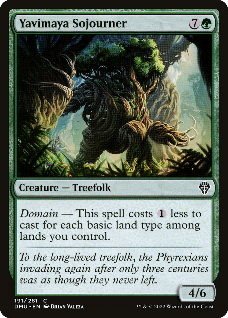 Image of Yavimaya Sojourner (DMU-191) - Dominaria United