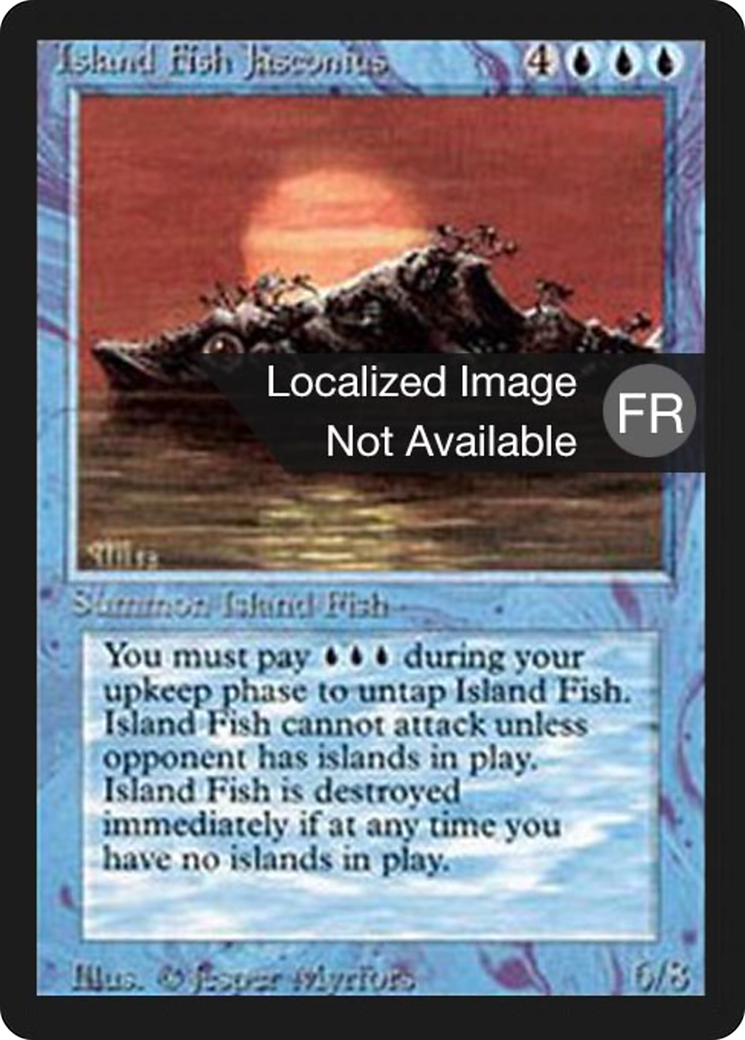 Image of Island Fish Jasconius (FBB-) - Foreign Black Border