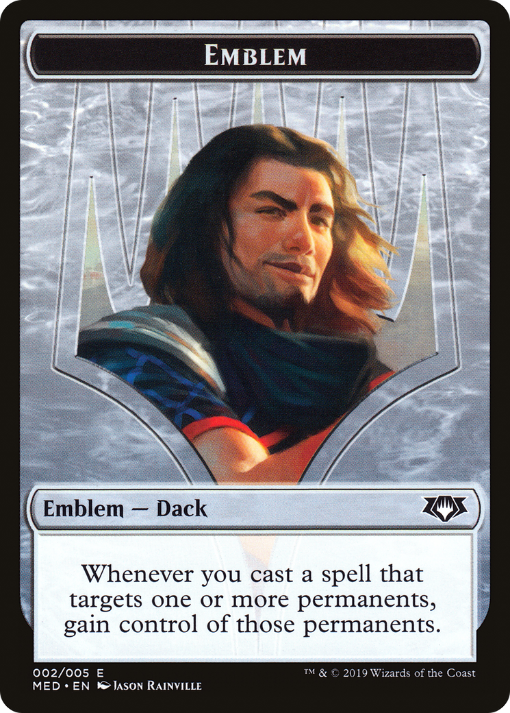 Image of Emblem - Dack Fayden (MED2-002) - Mythic Edition Tokens