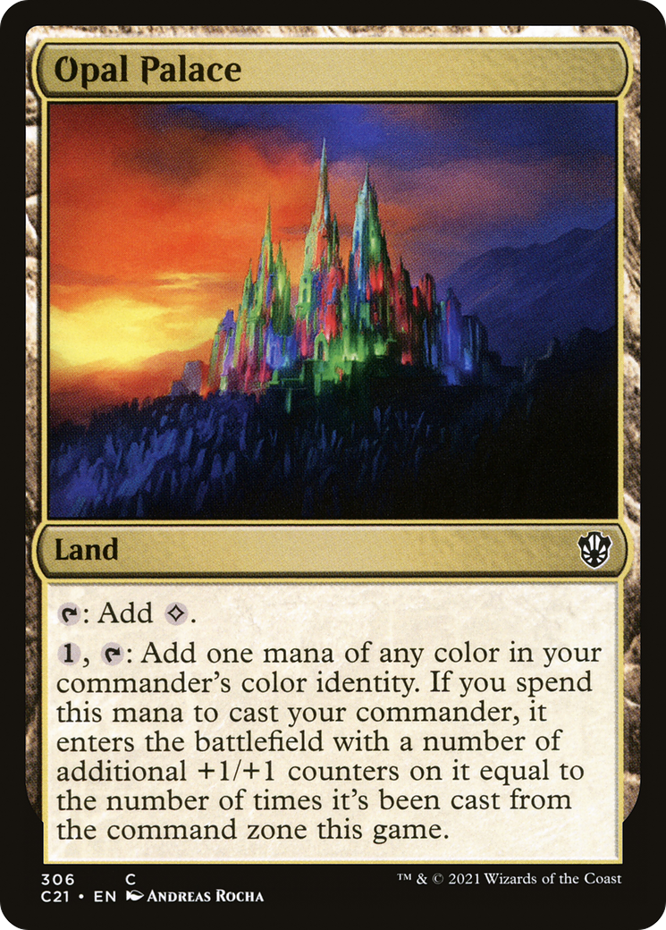 Image of Opal Palace (C21-306) - Commander 2021