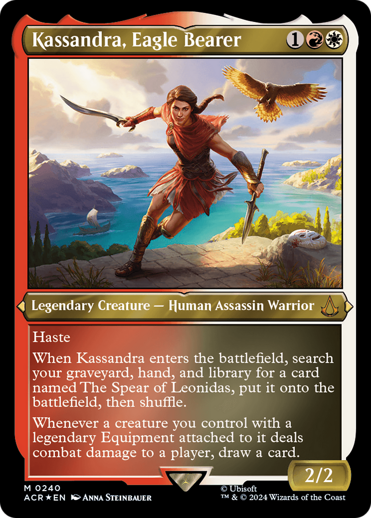 Image of Kassandra, Eagle Bearer (ACR-240) - Assassin's Creed Etched Foil