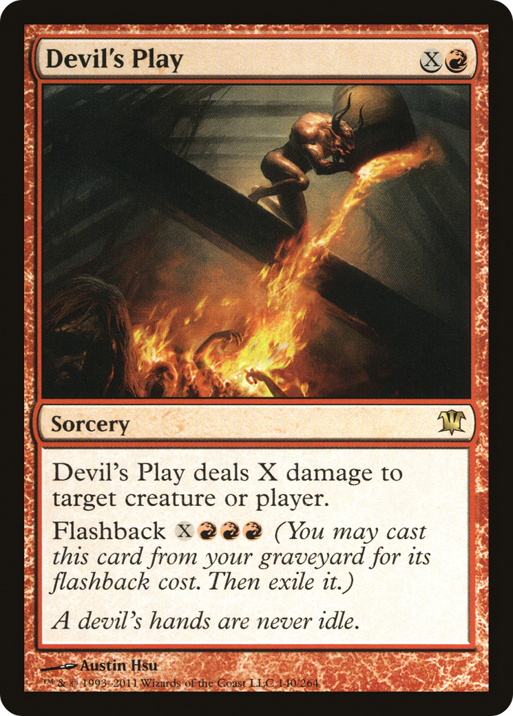 Image of Devil's Play (ISD-140) - Innistrad Foil