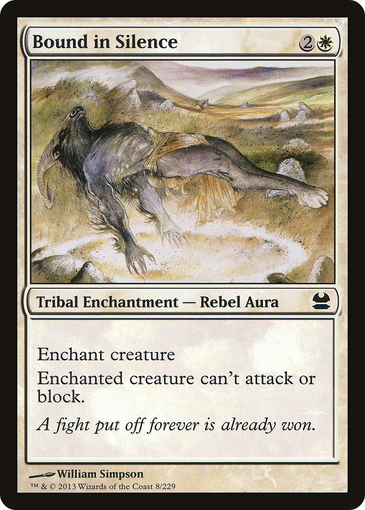 Image of Bound in Silence (MMA-008) - Modern Masters
