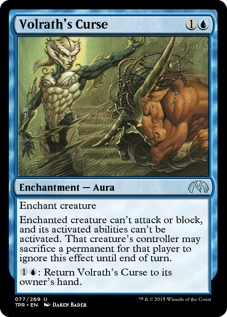 Image of Volrath's Curse (TPR-077) - Tempest Remastered Foil