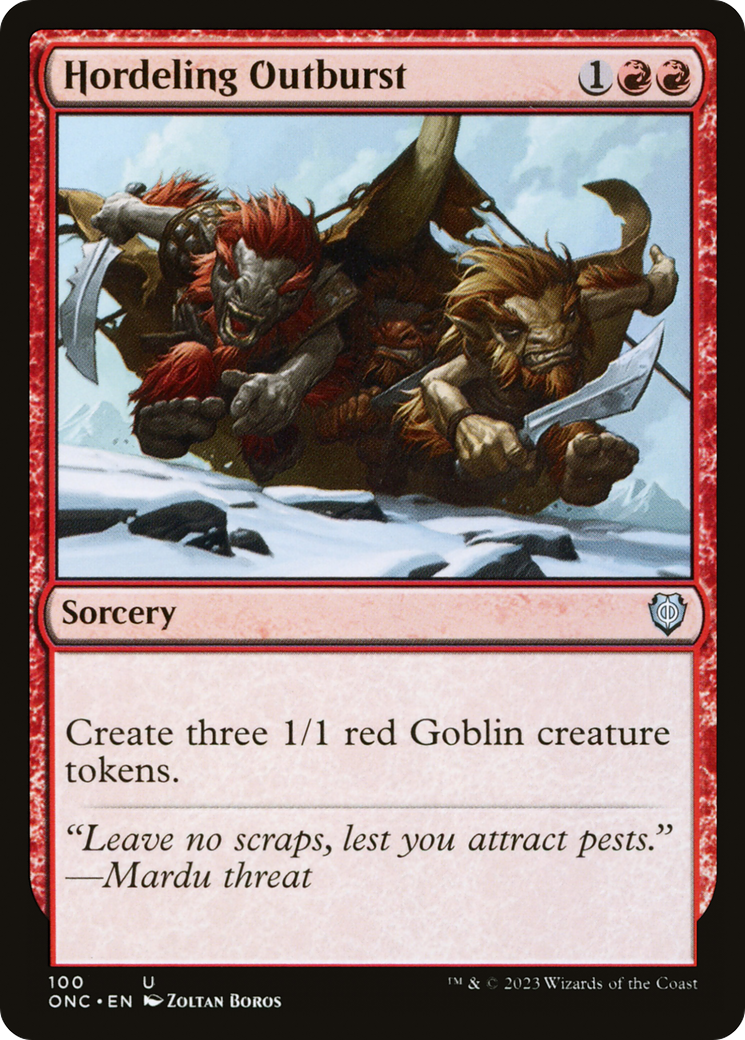 Image of Hordeling Outburst (ONC-100) - Phyrexia: All Will Be One Commander
