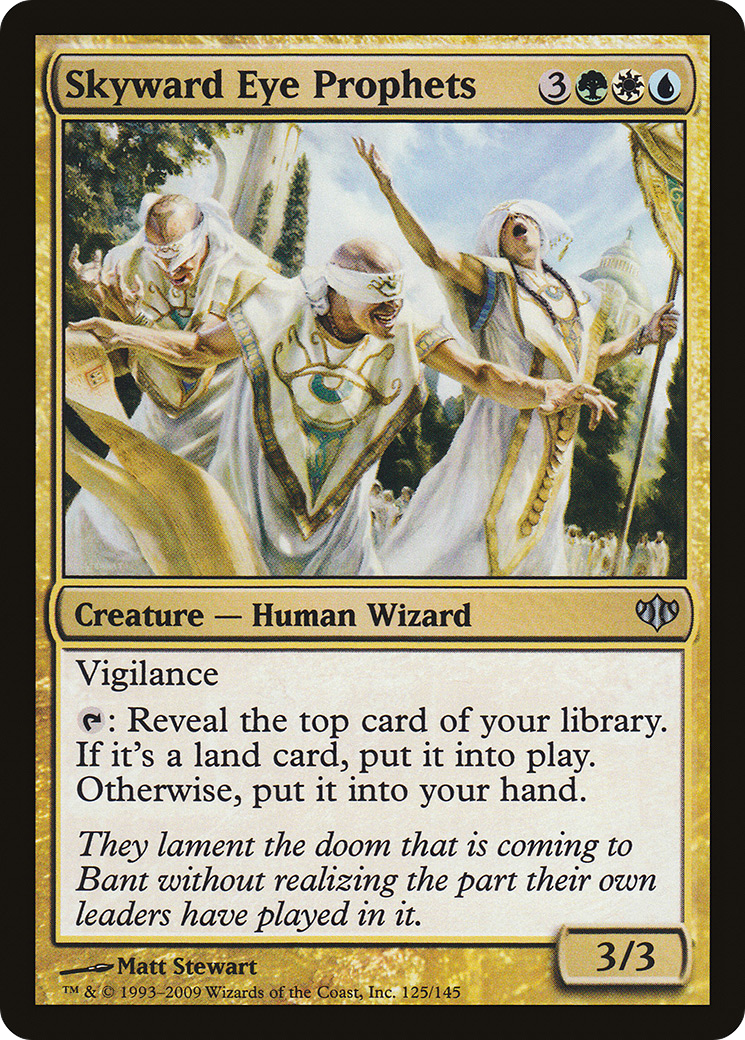 Image of Skyward Eye Prophets (CON-125) - Conflux Foil