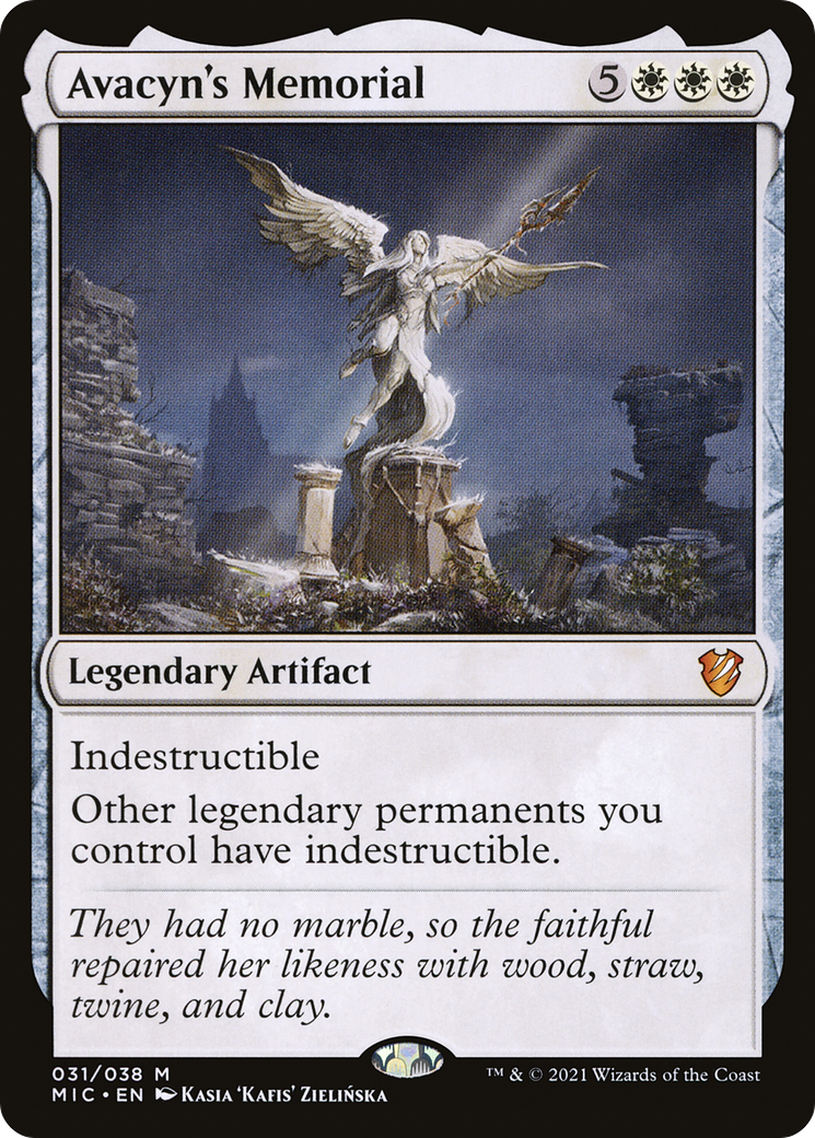 Image of Avacyn's Memorial (MIC-031) - Midnight Hunt Commander