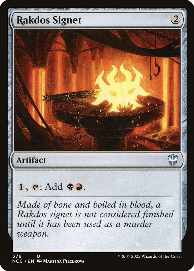 Image of Rakdos Signet (NCC-378) - New Capenna Commander