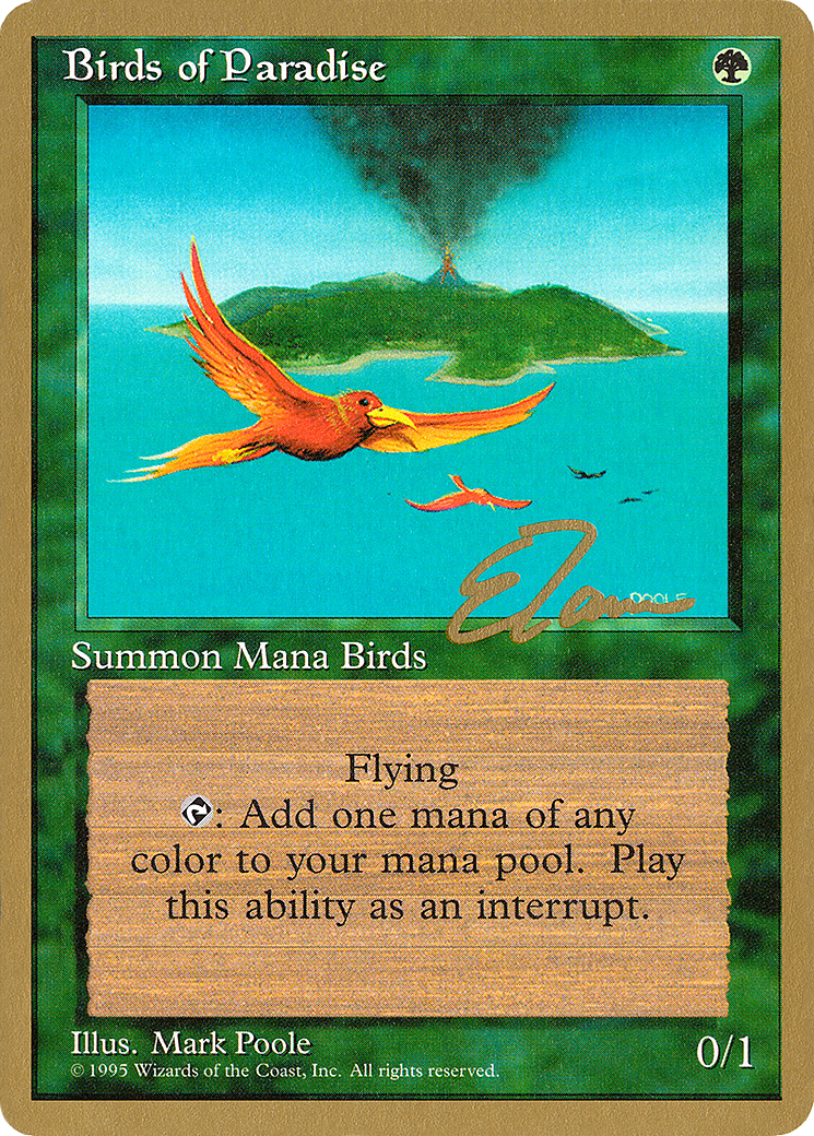 Image of Birds of Paradise - 1996 Eric Tam (4ED) (WCD-) - Pro Tour Collector Set