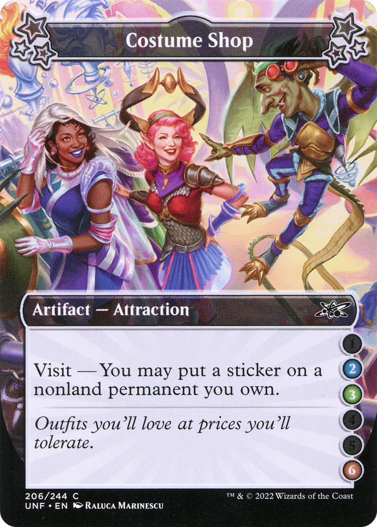 Image of Costume Shop (2-3-6) (UNF-206) - Unfinity Foil