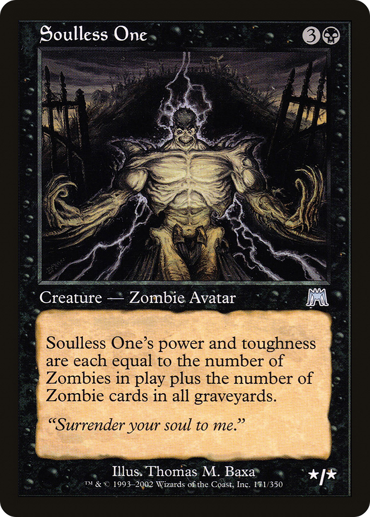 Image of Soulless One (ONS-171) - Onslaught Foil