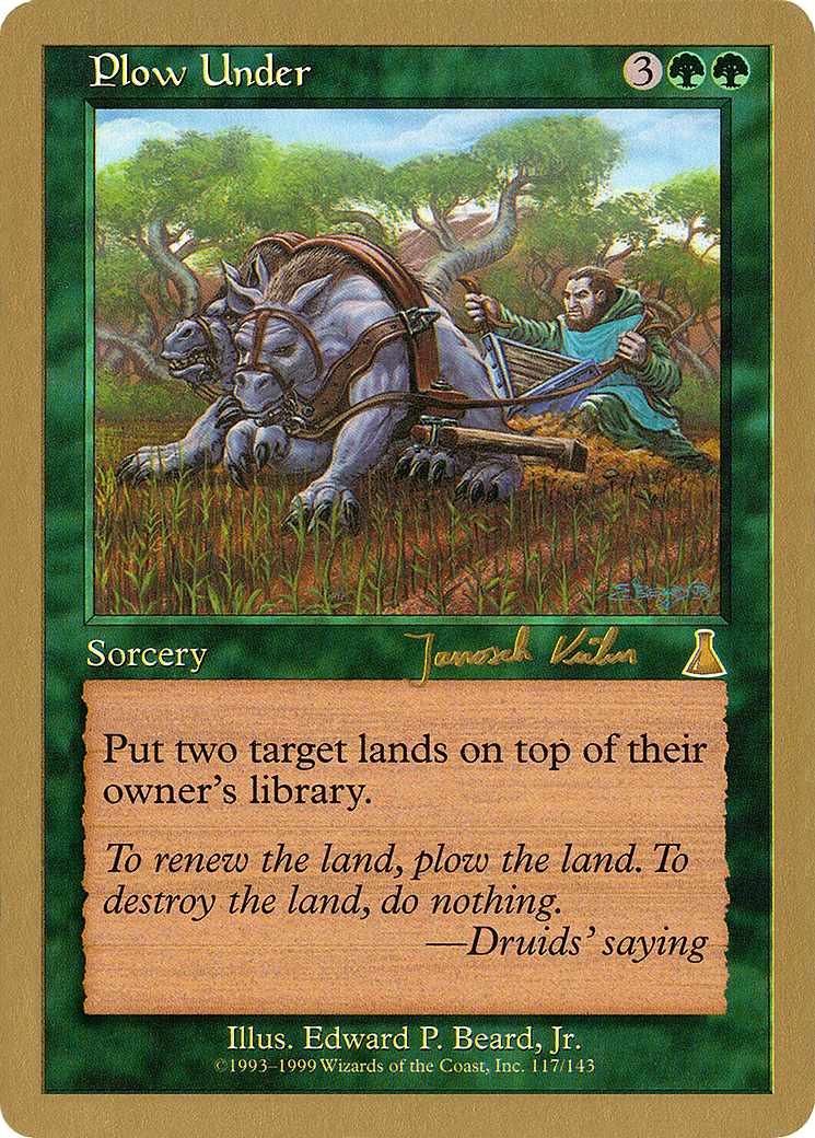 Image of Plow Under - 2000 Janosch Kuhn (UDS) (WCD-) - World Championship Decks 2000