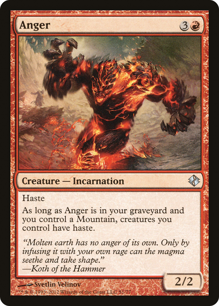 Image of Anger (DDI-051) - Duel Decks: Venser vs. Koth