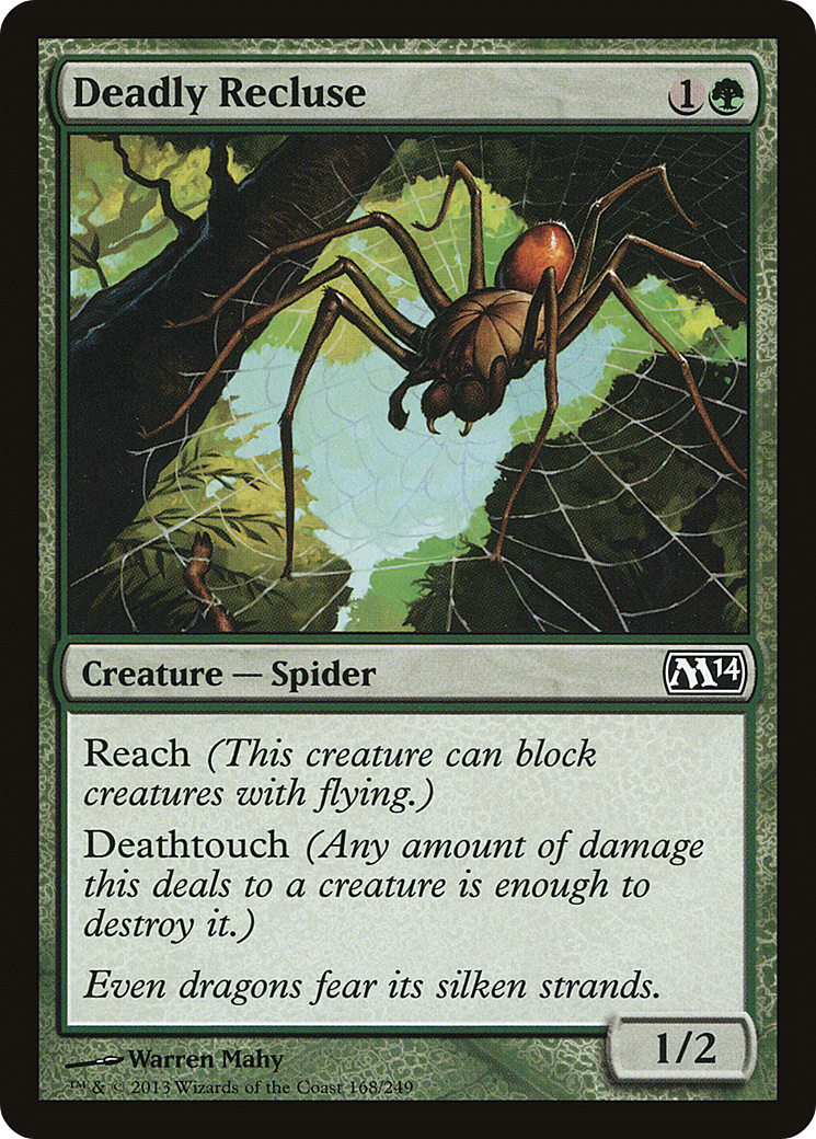 Image of Deadly Recluse (M14-168) - Magic 2014