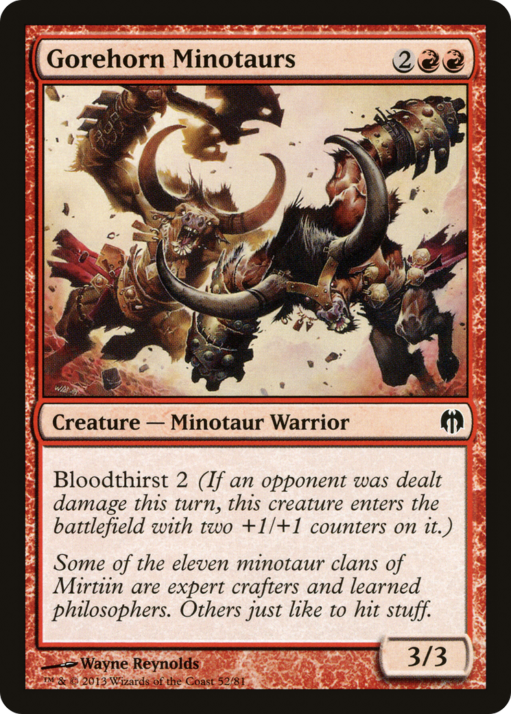 Image of Gorehorn Minotaurs (DDL-052) - Duel Decks: Heroes vs. Monsters