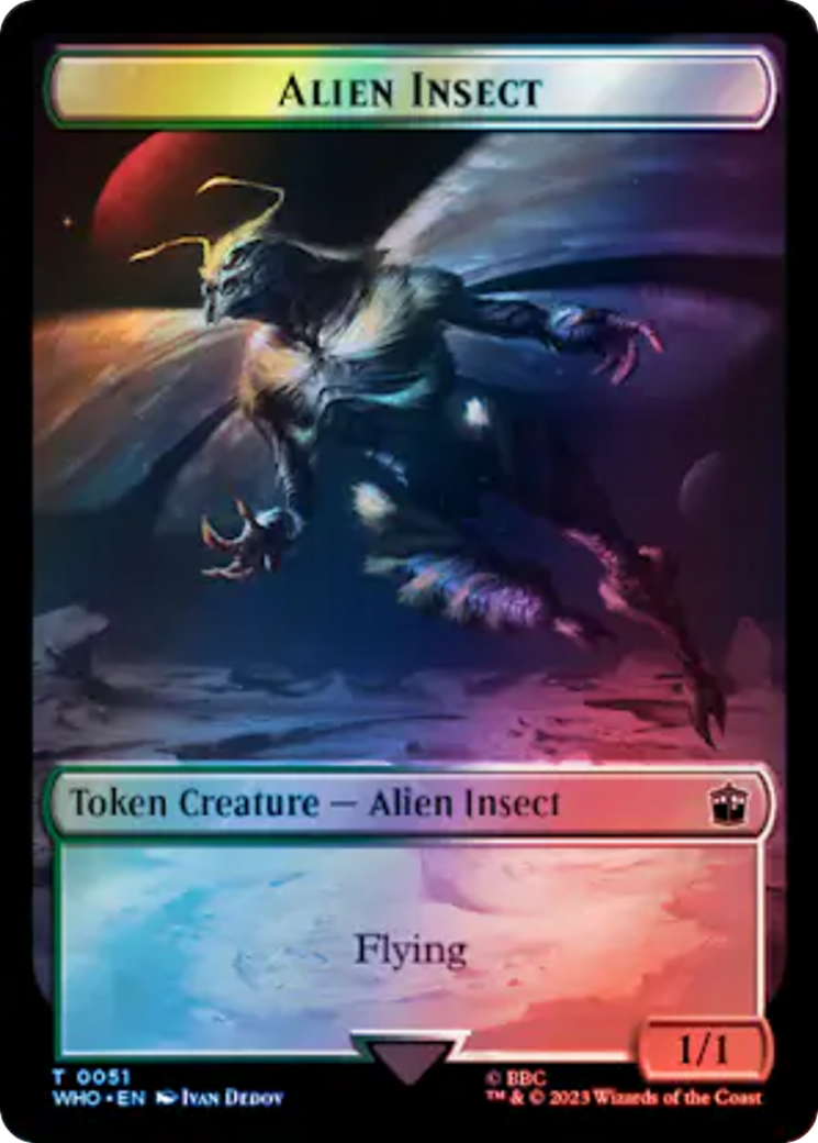 Image of Alien Insect (TWHO-051) - Doctor Who Tokens Foil