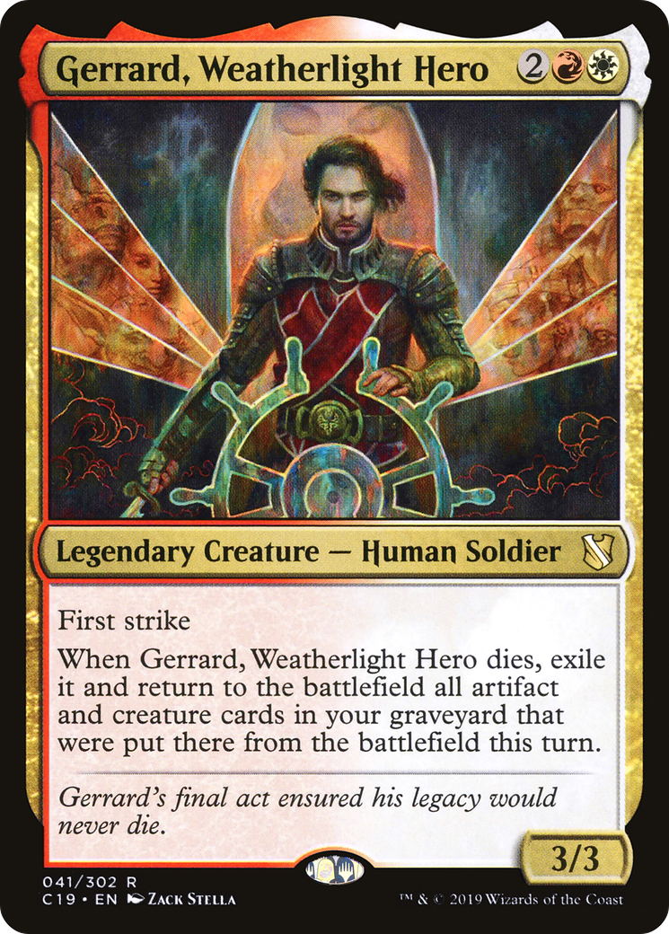 Image of Gerrard, Weatherlight Hero (C19-041) - Commander 2019