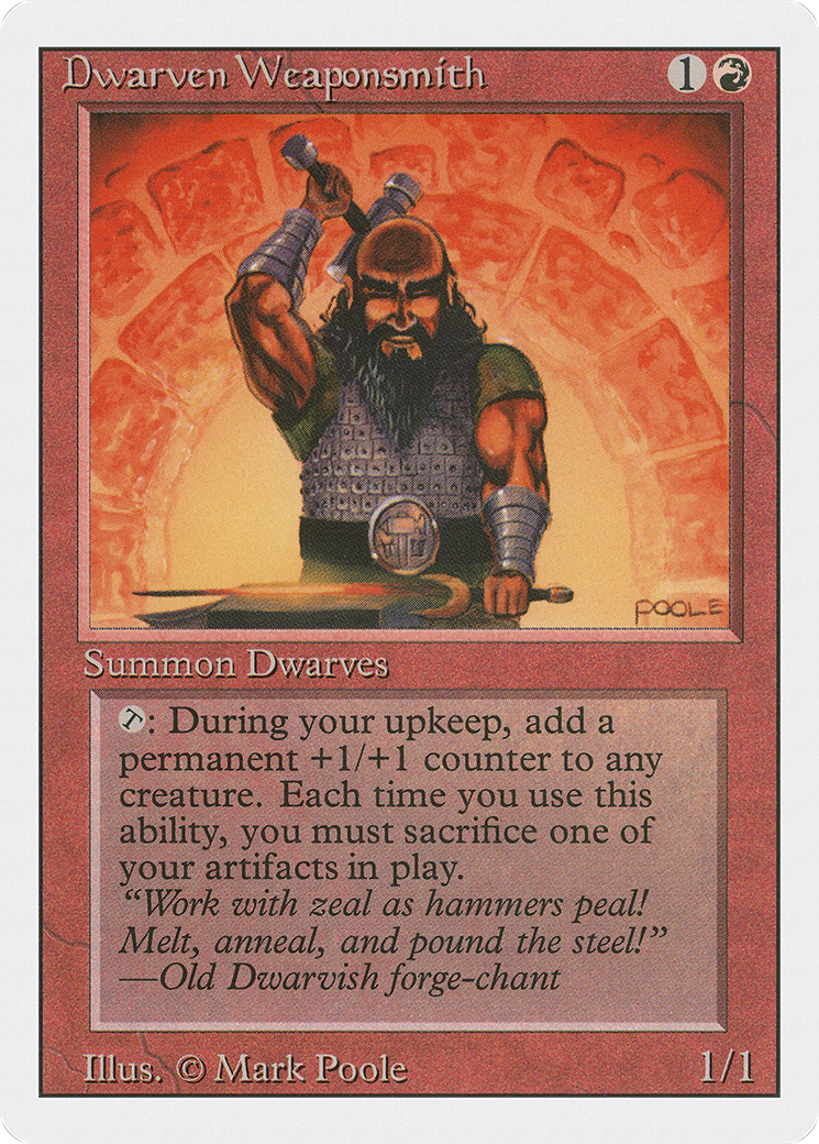 Image of Dwarven Weaponsmith (3ED-) - Revised Edition