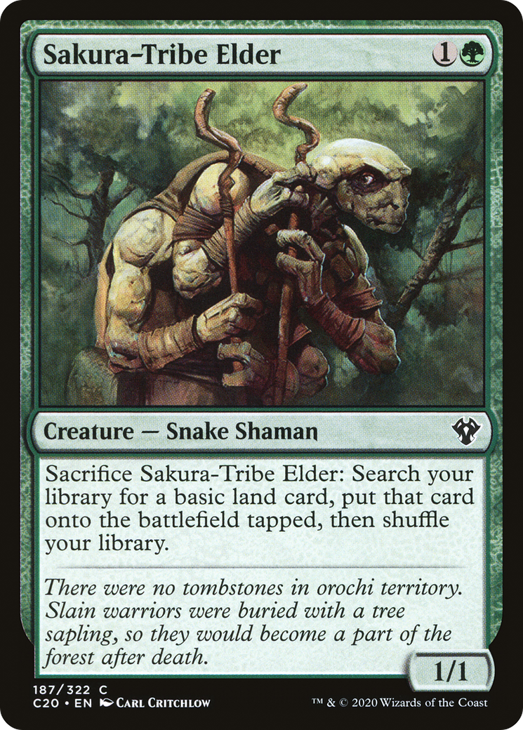Image of Sakura-Tribe Elder (C20-187) - Commander 2020