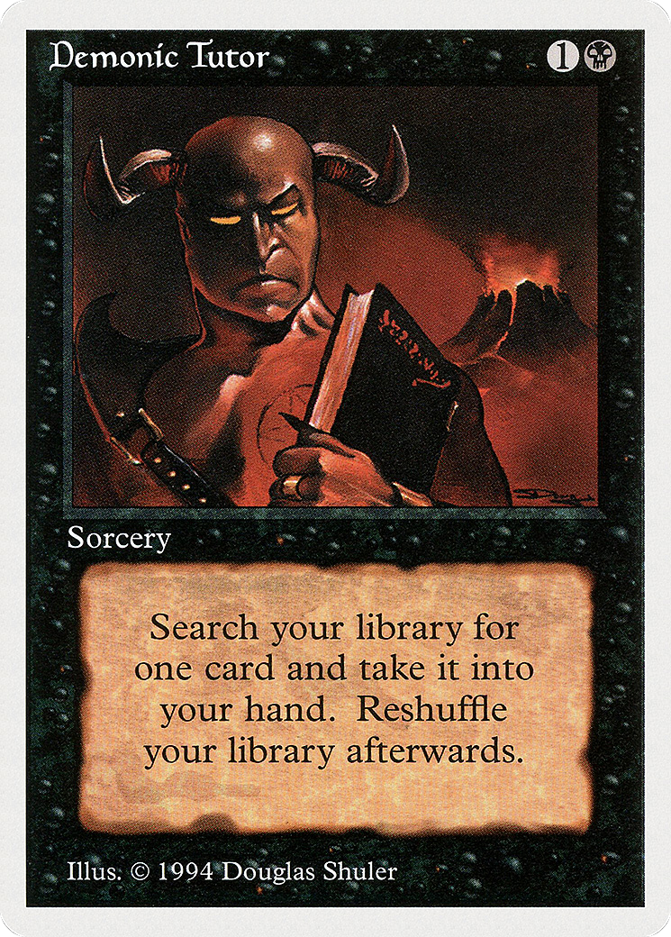 Image of Demonic Tutor (SUM-105) - Summer Magic / Edgar
