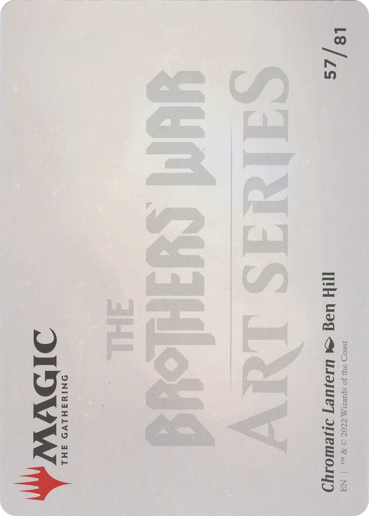 Image of Chromatic Lantern // Chromatic Lantern (ABRO-057) - The Brothers' War Art Series (Borderless) Foil