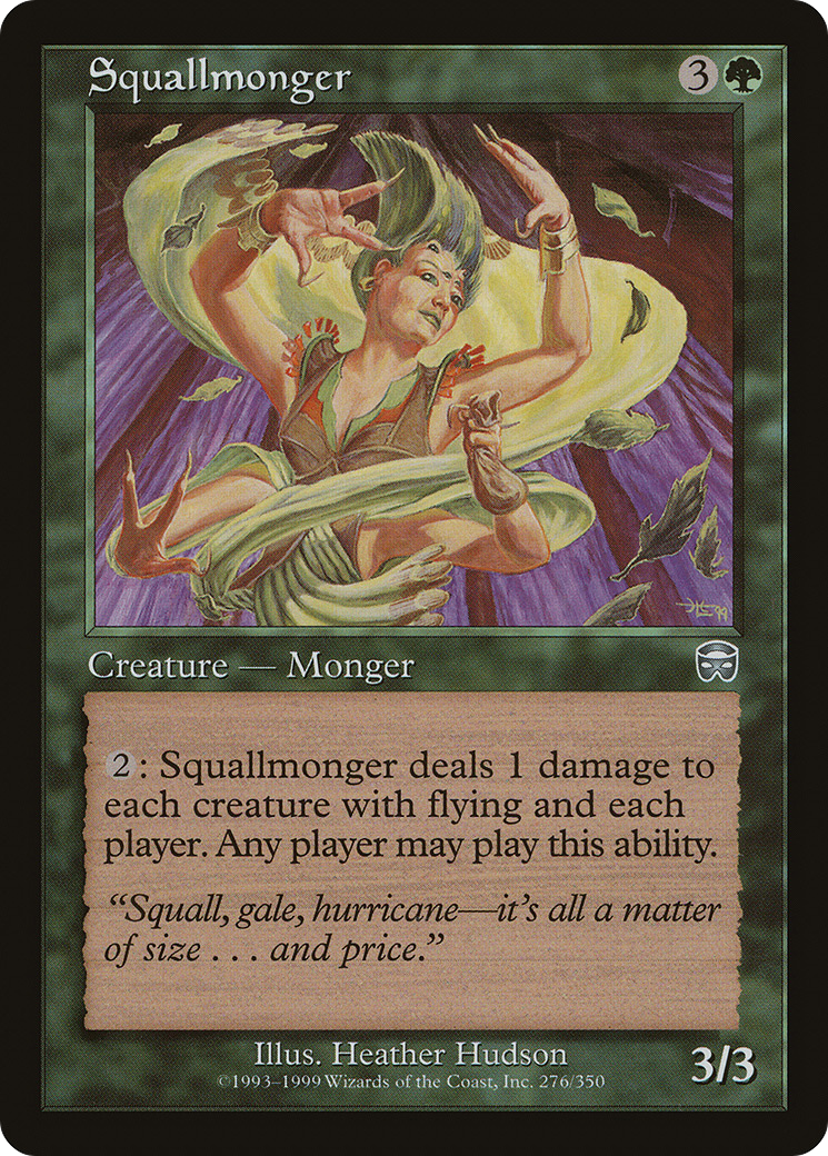 Image of Squallmonger (MMQ-276) - Mercadian Masques Foil