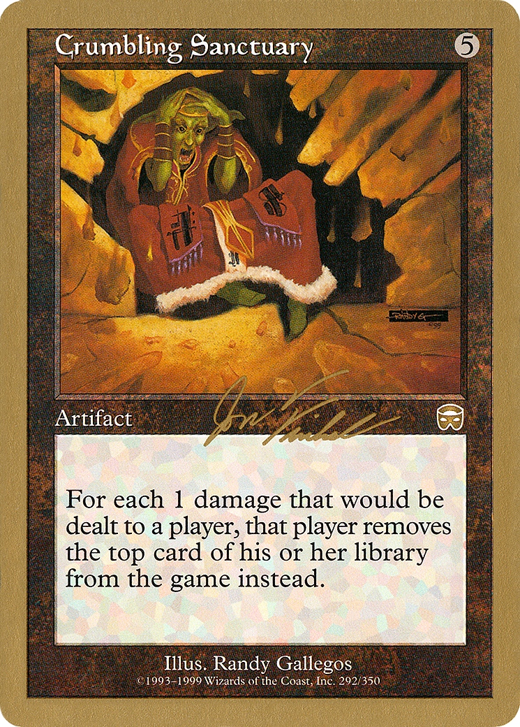 Image of Crumbling Sanctuary - 2000 Jon Finkel (MMQ) (WCD-) - World Championship Decks 2000