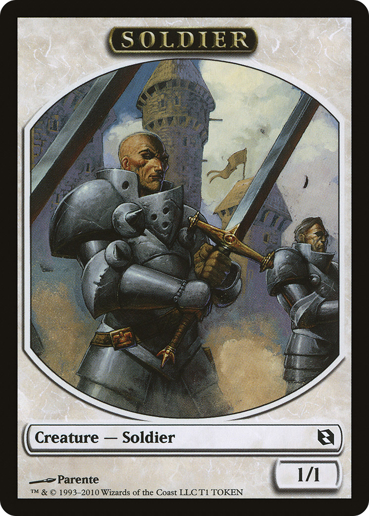 Image of Soldier Token (DDF-001) - Duel Decks: Elspeth vs. Tezzeret Tokens