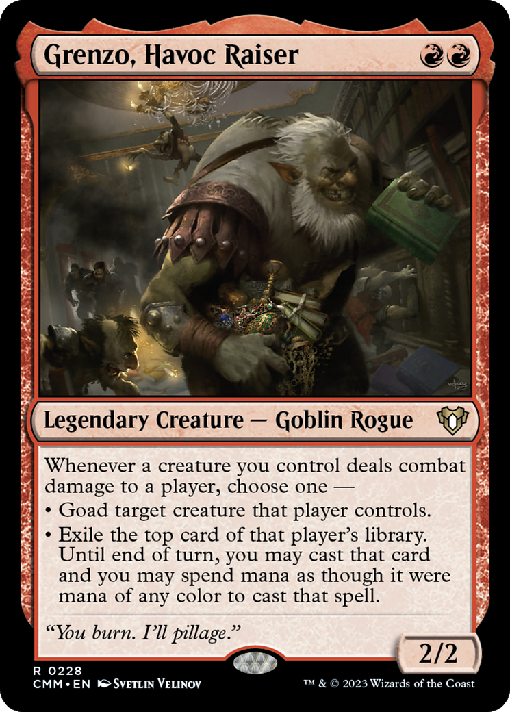 Image of Grenzo, Havoc Raiser (CMM-228) - Commander Masters