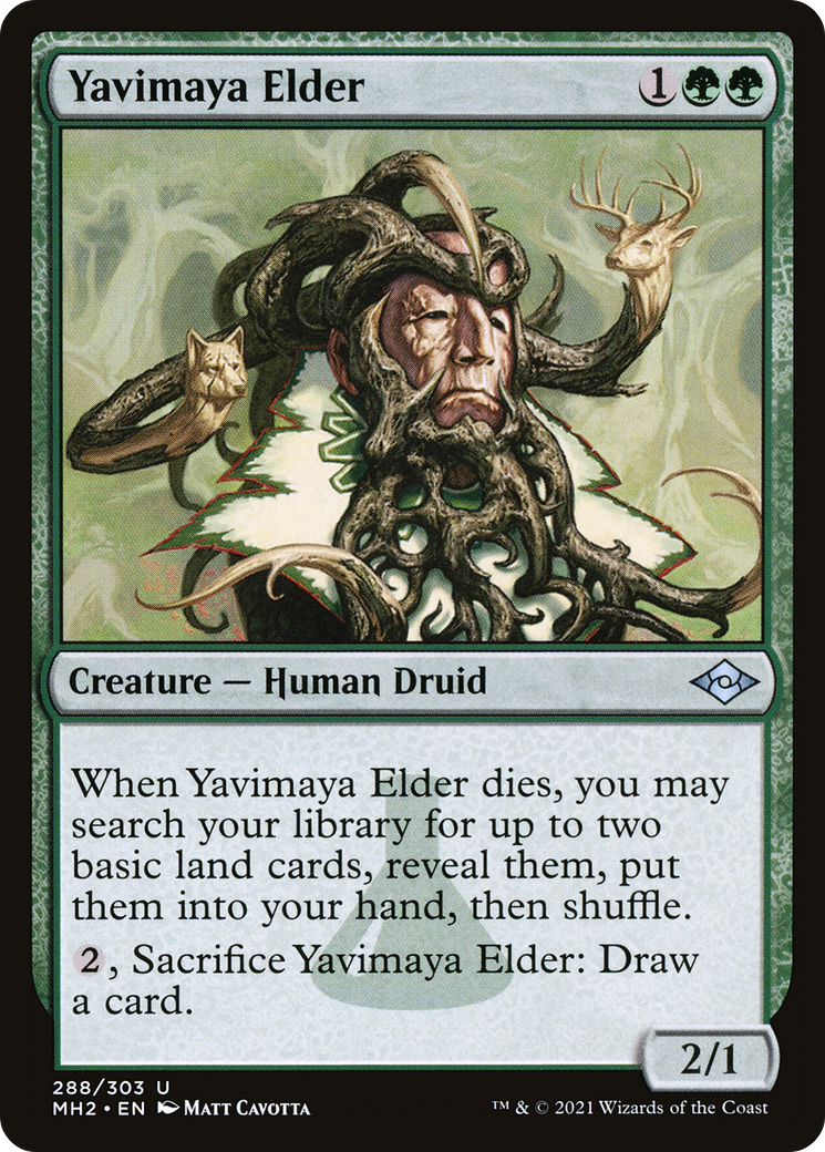 Image of Yavimaya Elder (MH2-288) - Modern Horizons 2 Foil