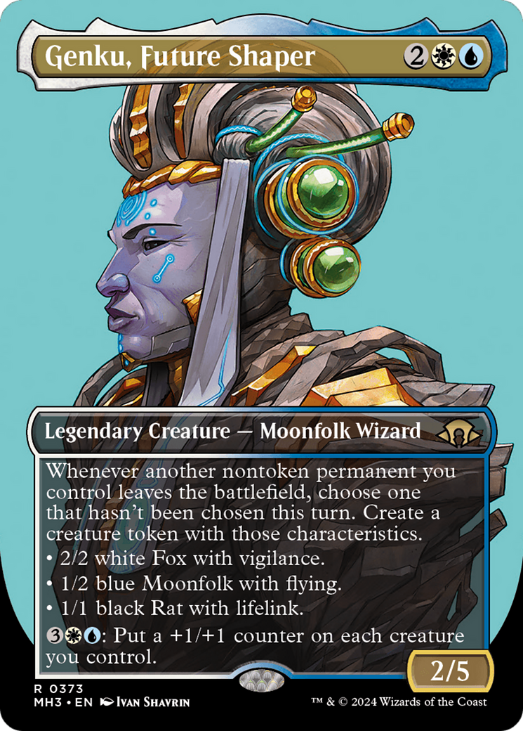 Image of Genku, Future Shaper (Borderless) (MH3-373) - Modern Horizons 3 (Borderless)