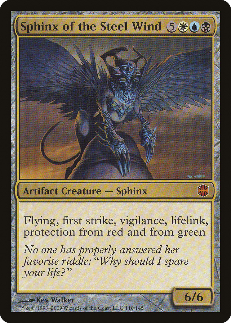 Image of Sphinx of the Steel Wind (ARB-110) - Alara Reborn Foil