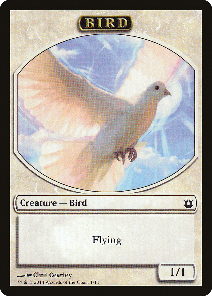 Image of Bird Token (1) (BNG-001) - Born of the Gods Tokens