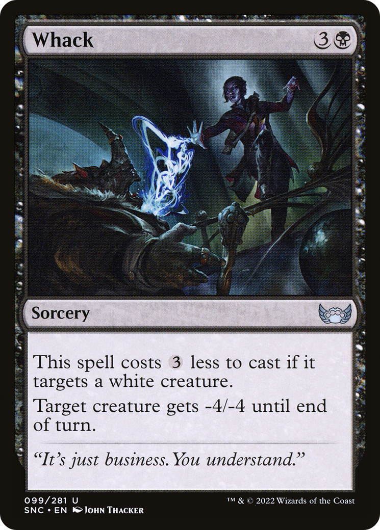 Image of Whack (SNC-099) - Streets of New Capenna Foil