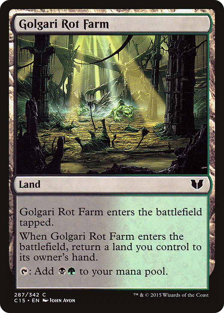 Image of Golgari Rot Farm (C15-287) - Commander 2015